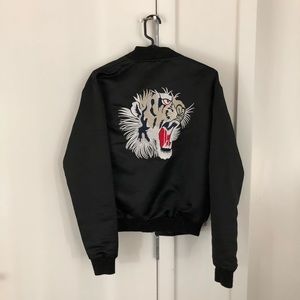 Vintage Satin Bomber